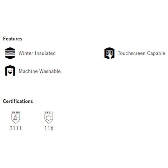 Mechanix Wear Wind Resistant Winter Work Gloves w/ Thinsulate Lining Medium‎ NWT - Picture 9 of 16